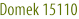 Domek 15110