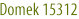 Domek 15312