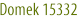 Domek 15332